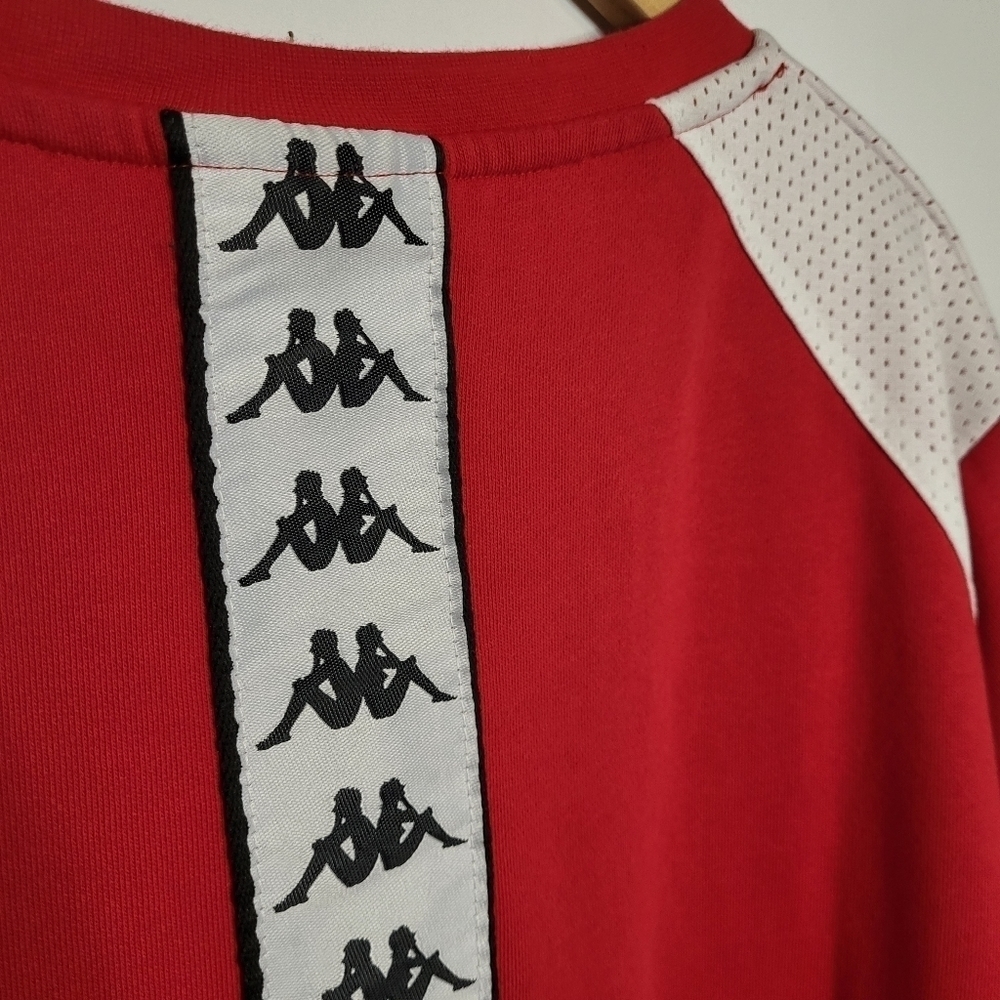 Kappa Sweatshirt Bernel Red Man Size Large - Picture 7 of 11